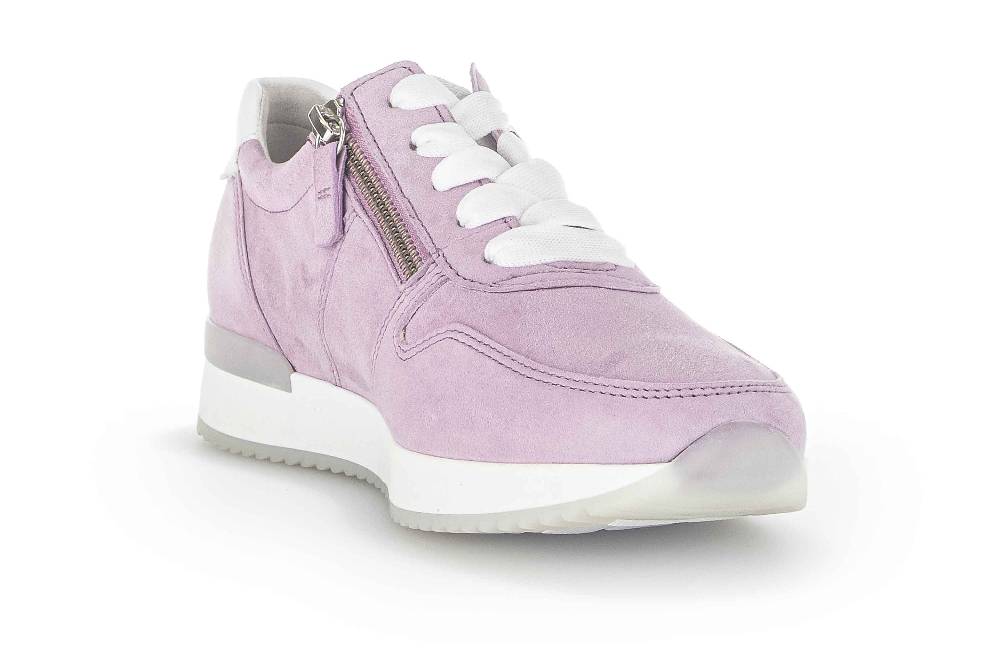 Gabor Fashion Sneaker In Übergrößen Rosa 23.420.13 Große Damenschuhe