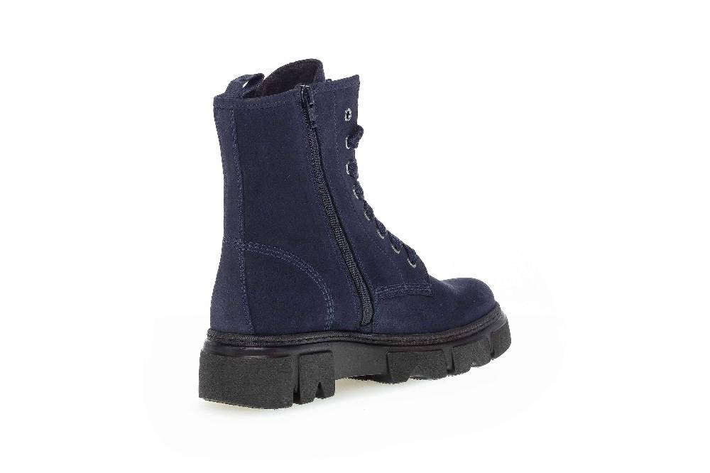 Gabor Fashion Stiefel In Übergrößen Blau 71.730.16 Große Damenschuhe