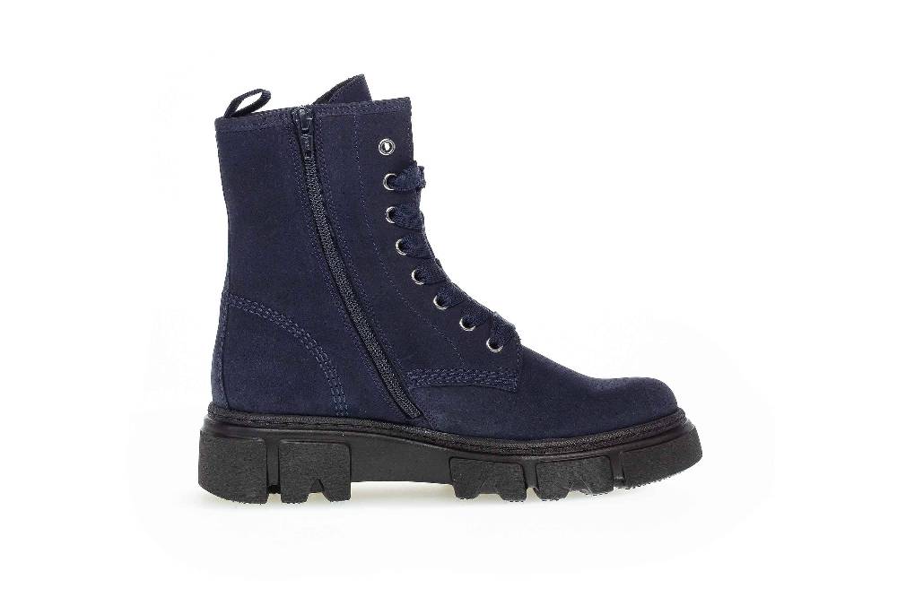 Gabor Fashion Stiefel In Übergrößen Blau 71.730.16 Große Damenschuhe