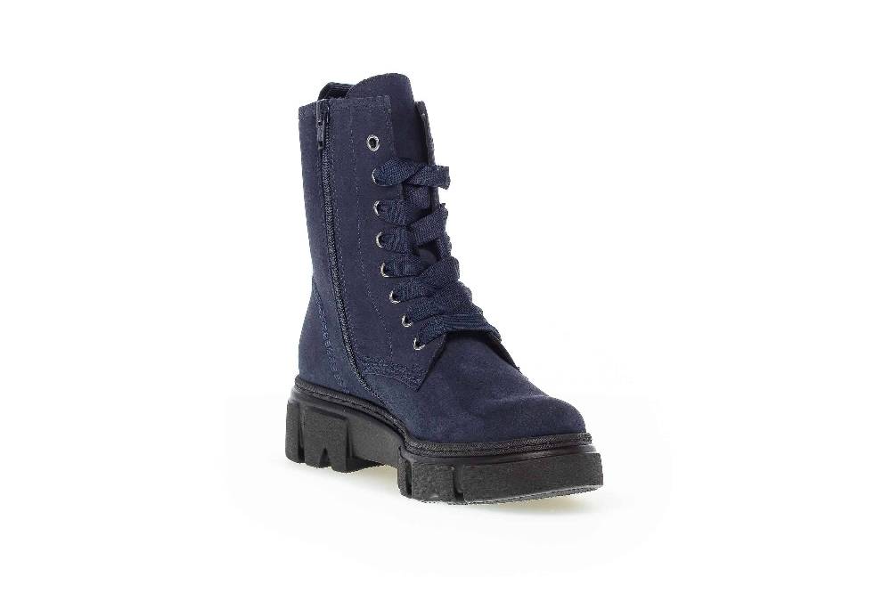 Gabor Fashion Stiefel In Übergrößen Blau 71.730.16 Große Damenschuhe