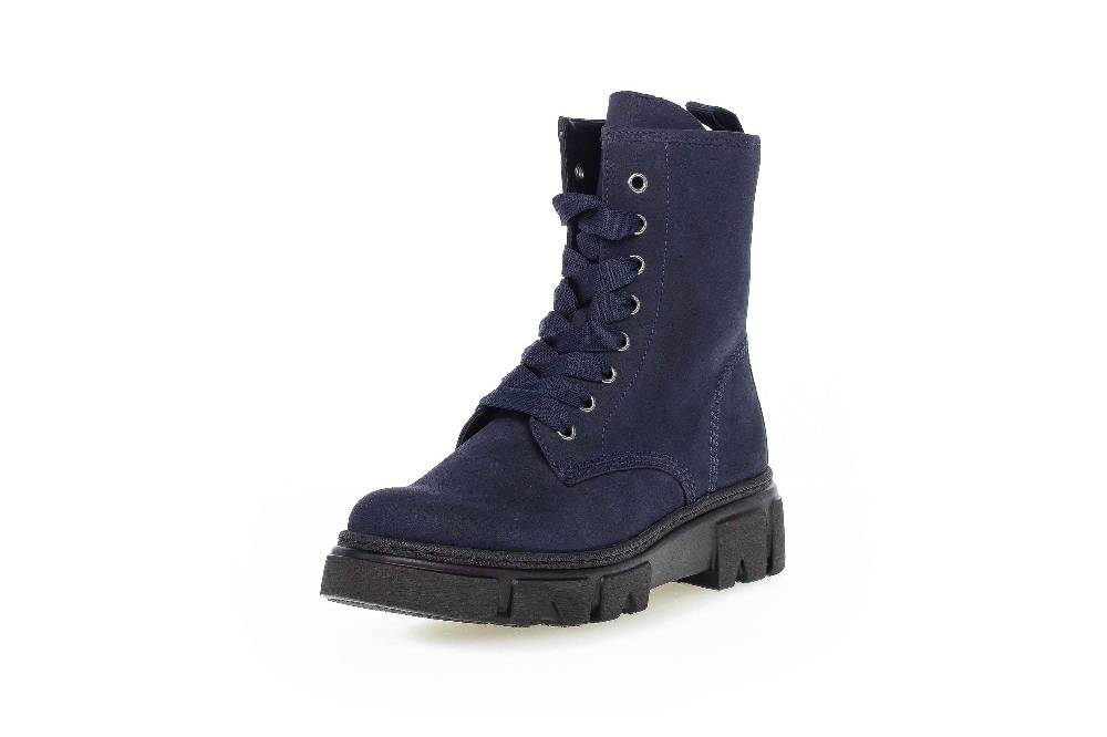 Gabor Fashion Stiefel In Übergrößen Blau 71.730.16 Große Damenschuhe