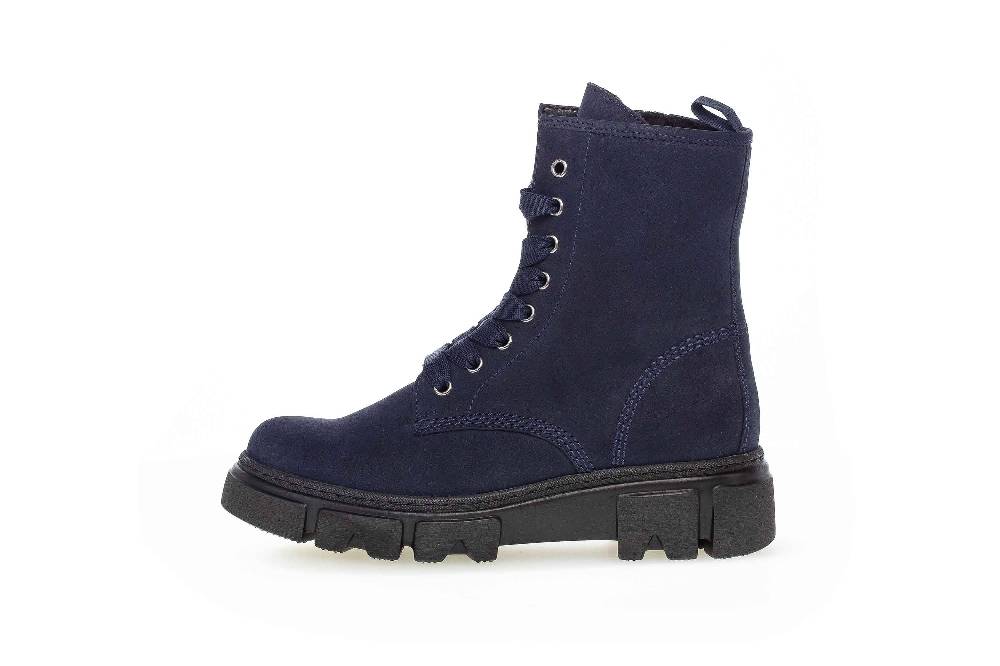 Gabor Fashion Stiefel in Übergrößen Blau 71.730.16 große Damenschuhe