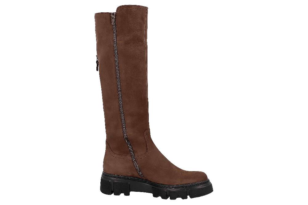 Gabor Fashion Stiefel In Übergrößen Braun 71.739.18 Große Damenschuhe