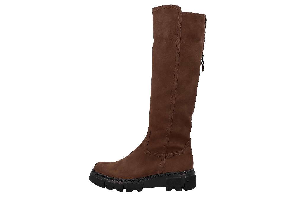 Gabor Fashion Stiefel in Übergrößen Braun 71.739.18 große Damenschuhe
