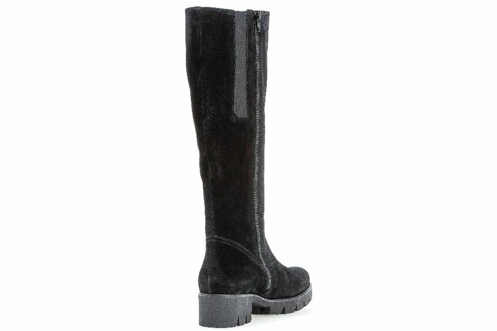 Gabor Fashion Stiefel In Übergrößen Schwarz 51.719.17 Große Damenschuhe