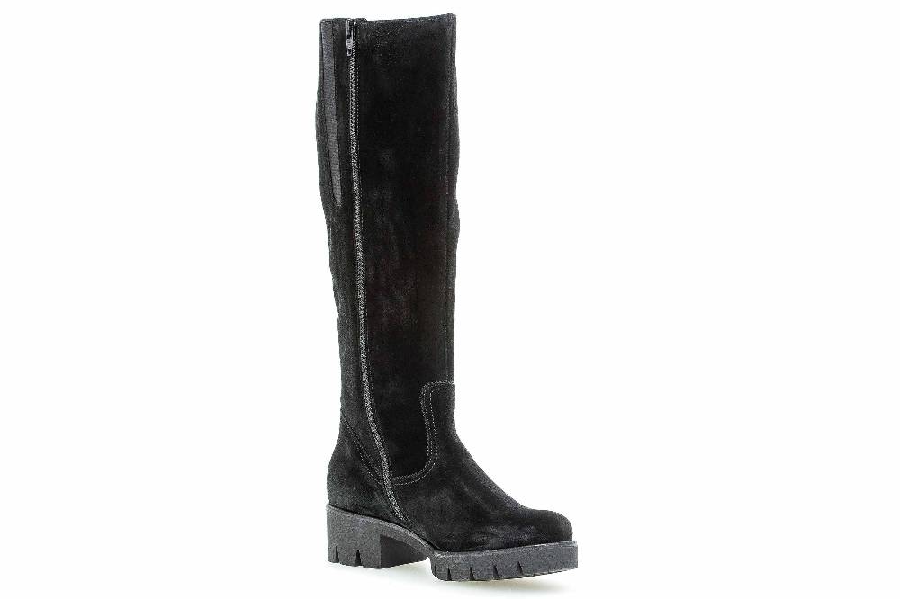 Gabor Fashion Stiefel In Übergrößen Schwarz 51.719.17 Große Damenschuhe
