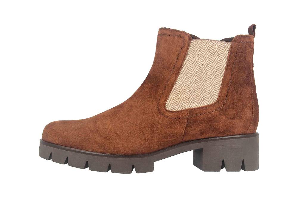 Gabor Fashion Stiefeletten in Übergrößen Braun 51.710.38 große Damenschuhe