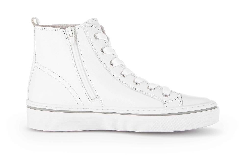 Gabor Fashion Stiefeletten In Übergrößen Weiß 33.660.21 Große Damenschuhe