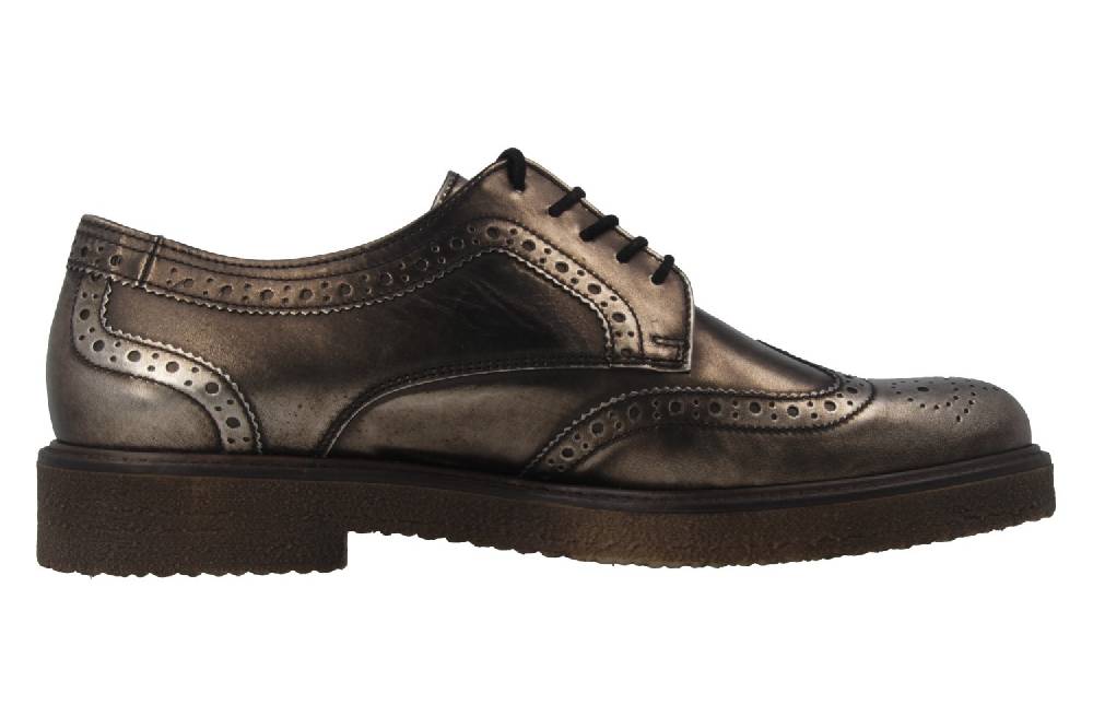 Gabor Halbschuhe In Übergrößen Silber 51.451.69 Große Damenschuhe