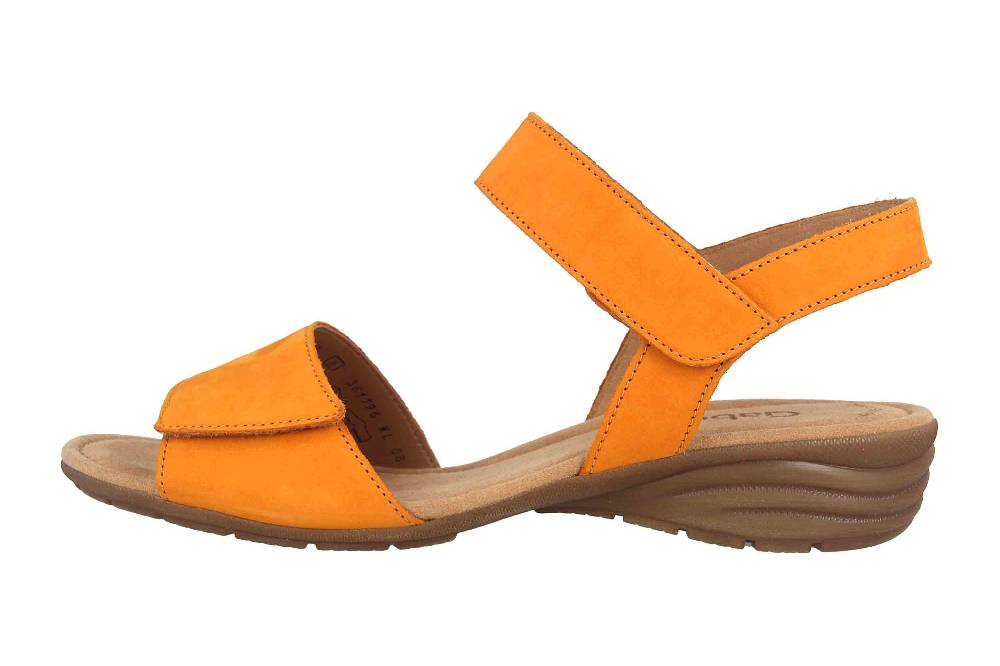 Gabor Jollys Sandaletten in Übergrößen Gelb 43.734.33 große Damenschuhe