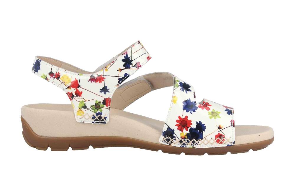 Gabor Jollys Sandaletten In Übergrößen Weiß 43.734.90 Große Damenschuhe