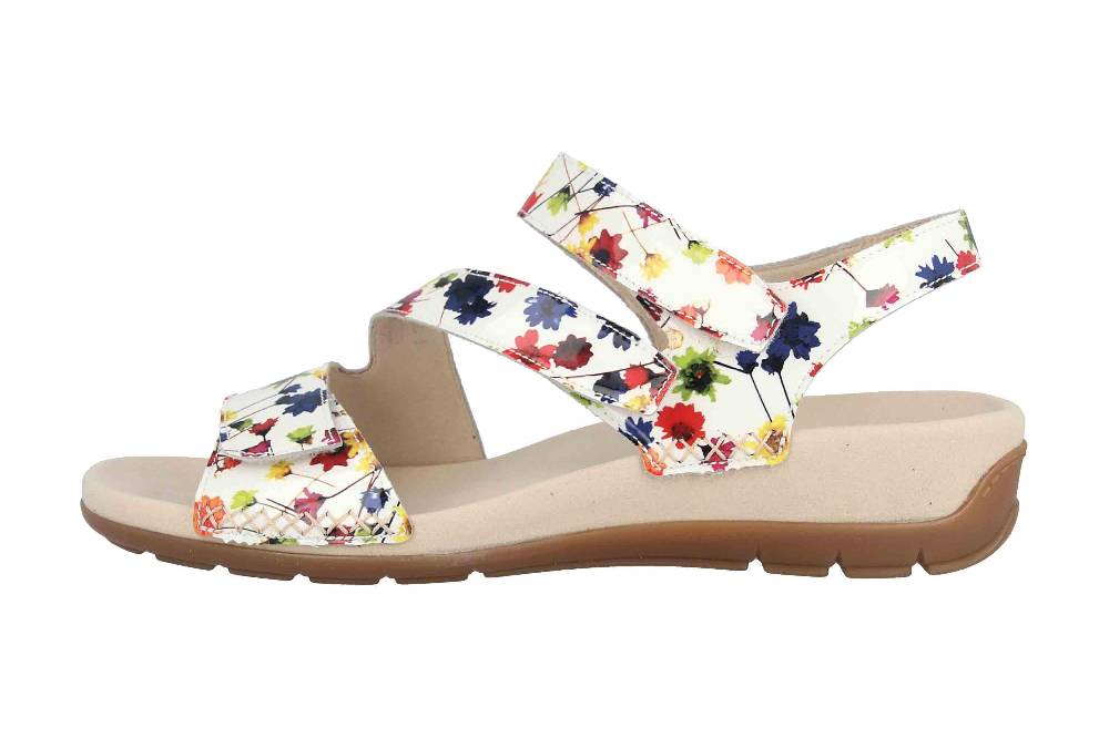 Gabor Jollys Sandaletten in Übergrößen Weiß 43.734.90 große Damenschuhe