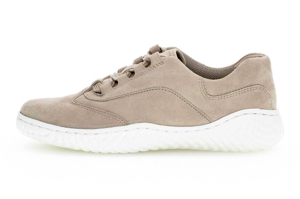 Gabor Jollys Sneaker in Übergrößen Beige 43.380.12 große Damenschuhe