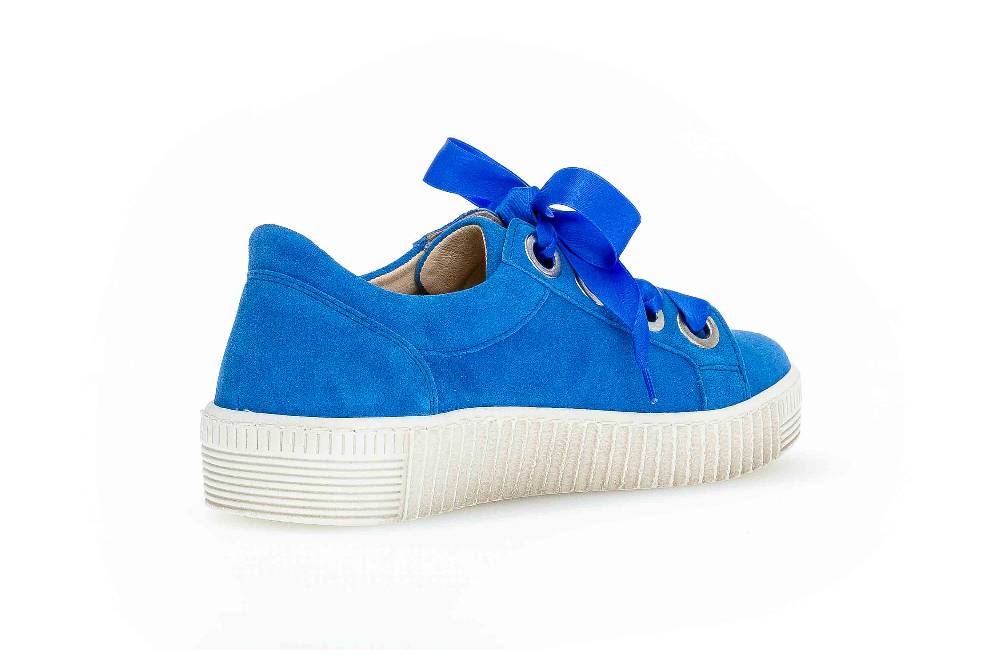 Gabor Jollys Sneaker In Übergrößen Blau 43.330.18 Große Damenschuhe