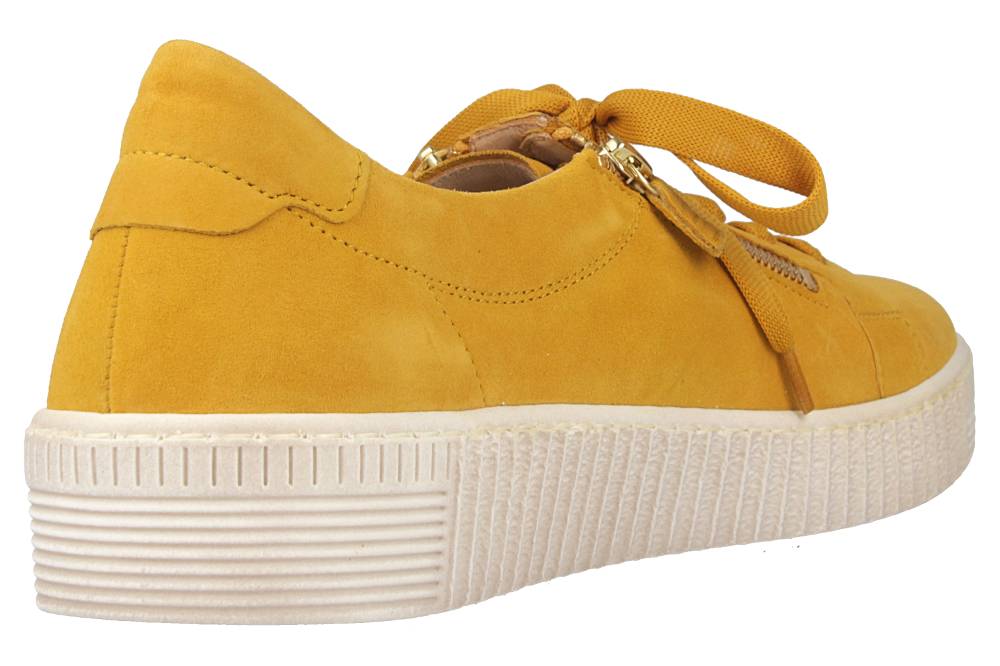 Gabor Jollys Sneaker In Übergrößen Gelb 43.334.10 Große Damenschuhe