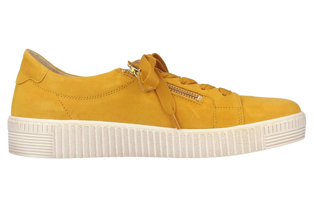 Gabor Jollys Sneaker In Übergrößen Gelb 43.334.10 Große Damenschuhe
