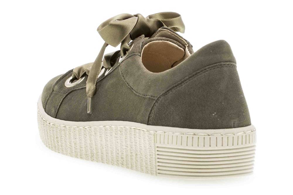 Gabor Jollys Sneaker In Übergrößen Grün 23.330.15 Große Damenschuhe