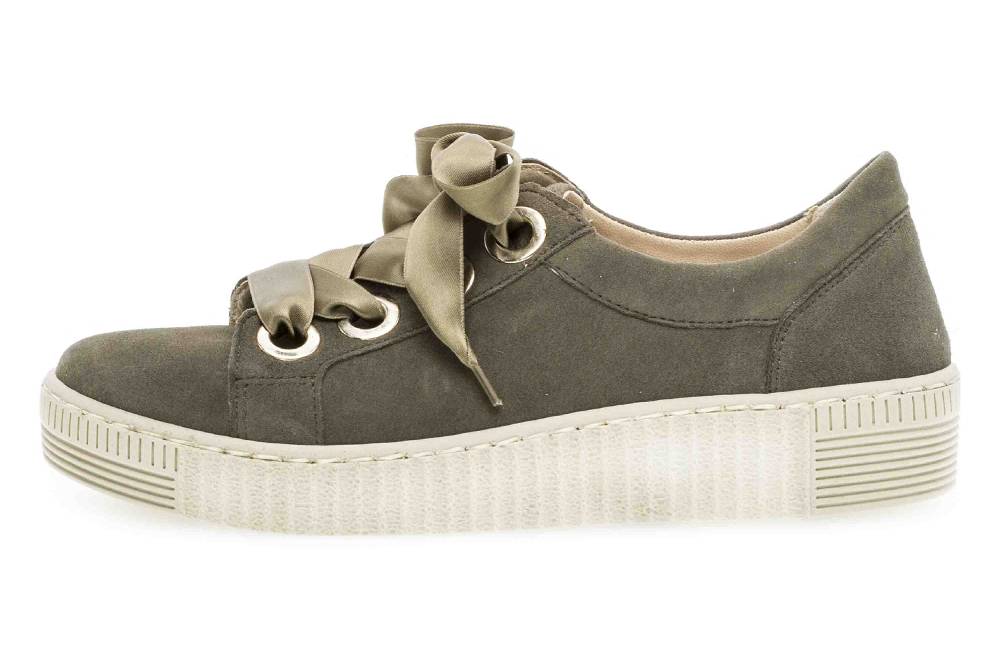 Gabor Jollys Sneaker in Übergrößen Grün 23.330.15 große Damenschuhe