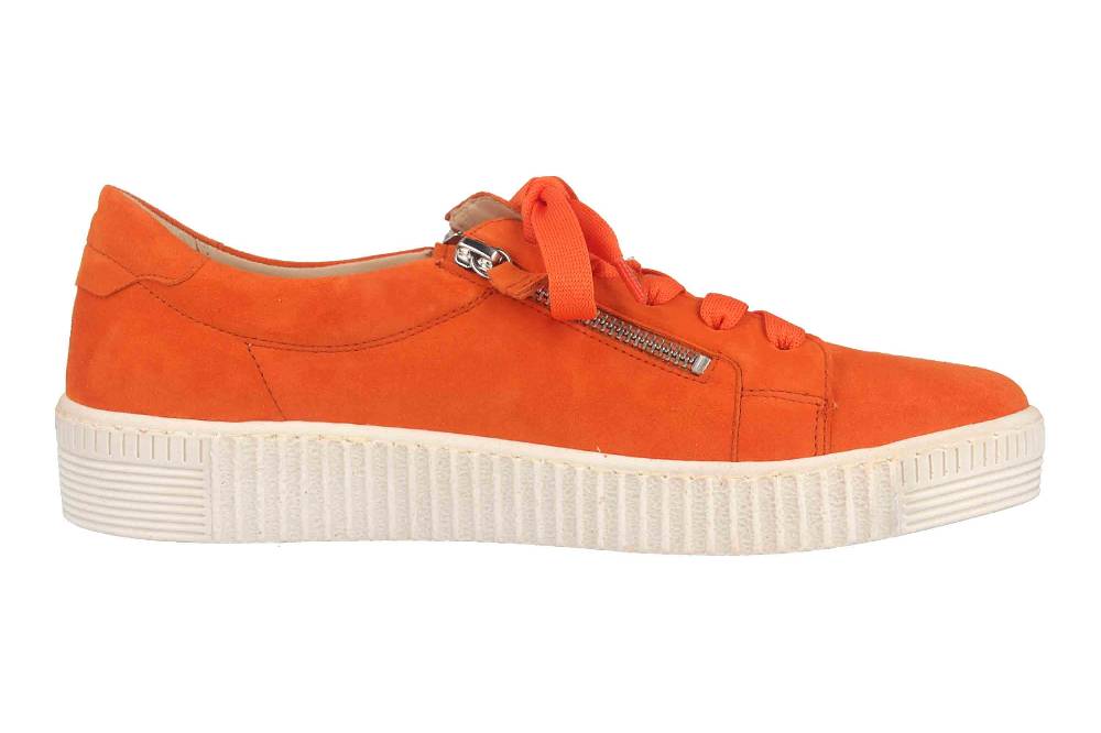 Gabor Jollys Sneaker In Übergrößen Orange 43.334.13 Große Damenschuhe