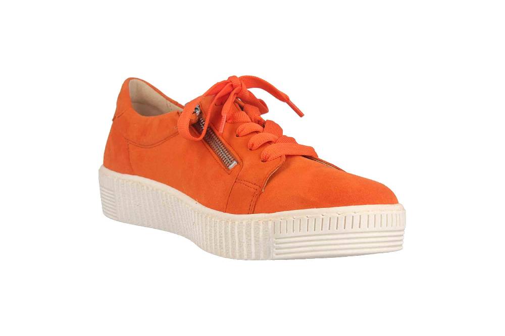 Gabor Jollys Sneaker In Übergrößen Orange 43.334.13 Große Damenschuhe