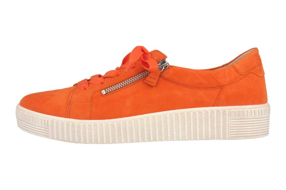 Gabor Jollys Sneaker in Übergrößen Orange 43.334.13 große Damenschuhe