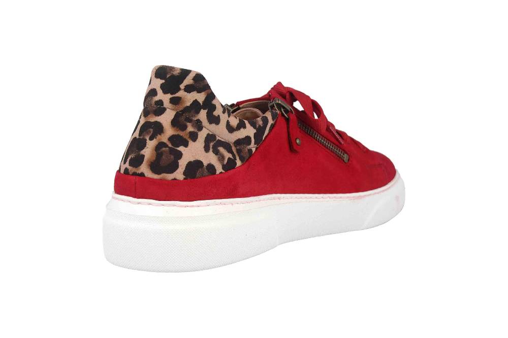Gabor Jollys Sneaker In Übergrößen Rot 43.312.10 Große Damenschuhe