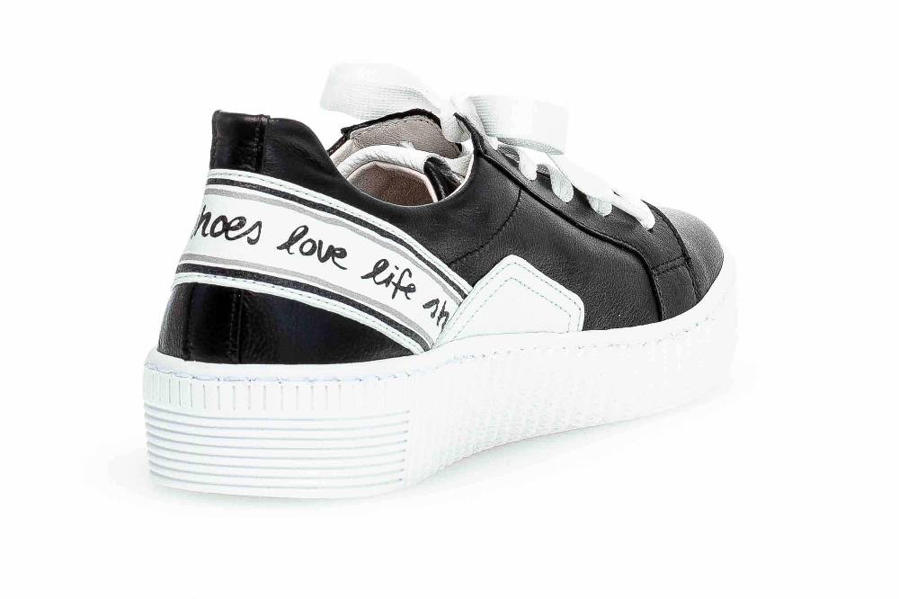 Gabor Jollys Sneaker In Übergrößen Schwarz 43.331.27 Große Damenschuhe