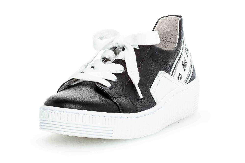 Gabor Jollys Sneaker In Übergrößen Schwarz 43.331.27 Große Damenschuhe