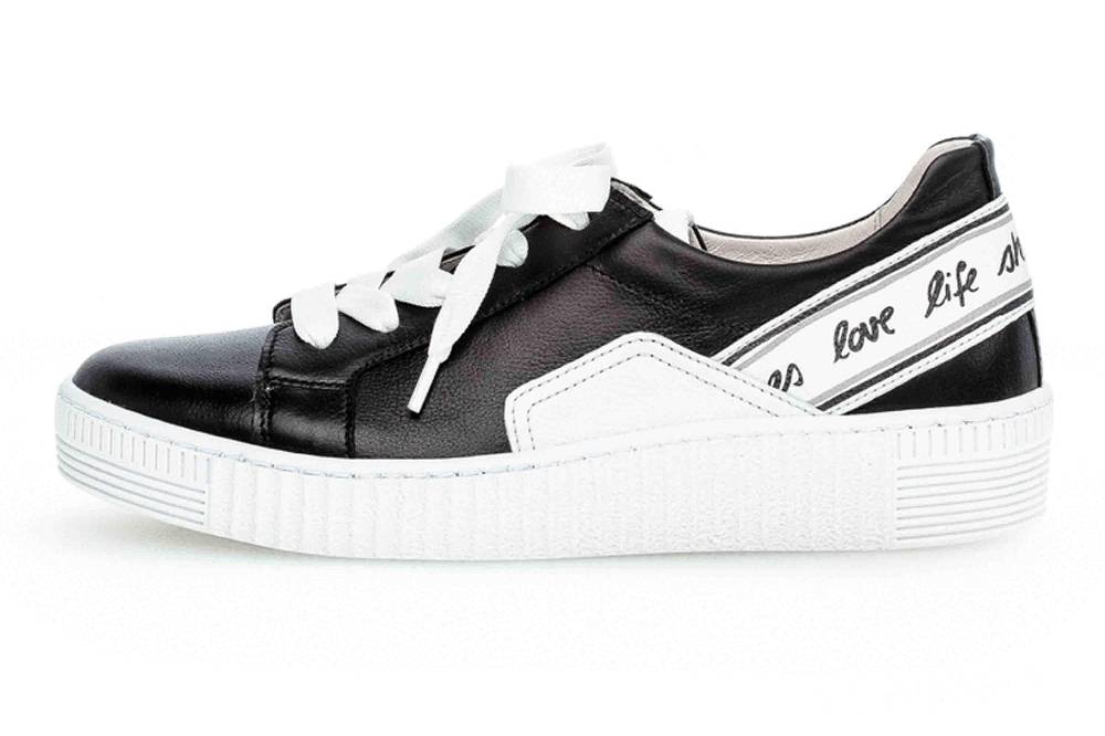 Gabor Jollys Sneaker in Übergrößen Schwarz 43.331.27 große Damenschuhe