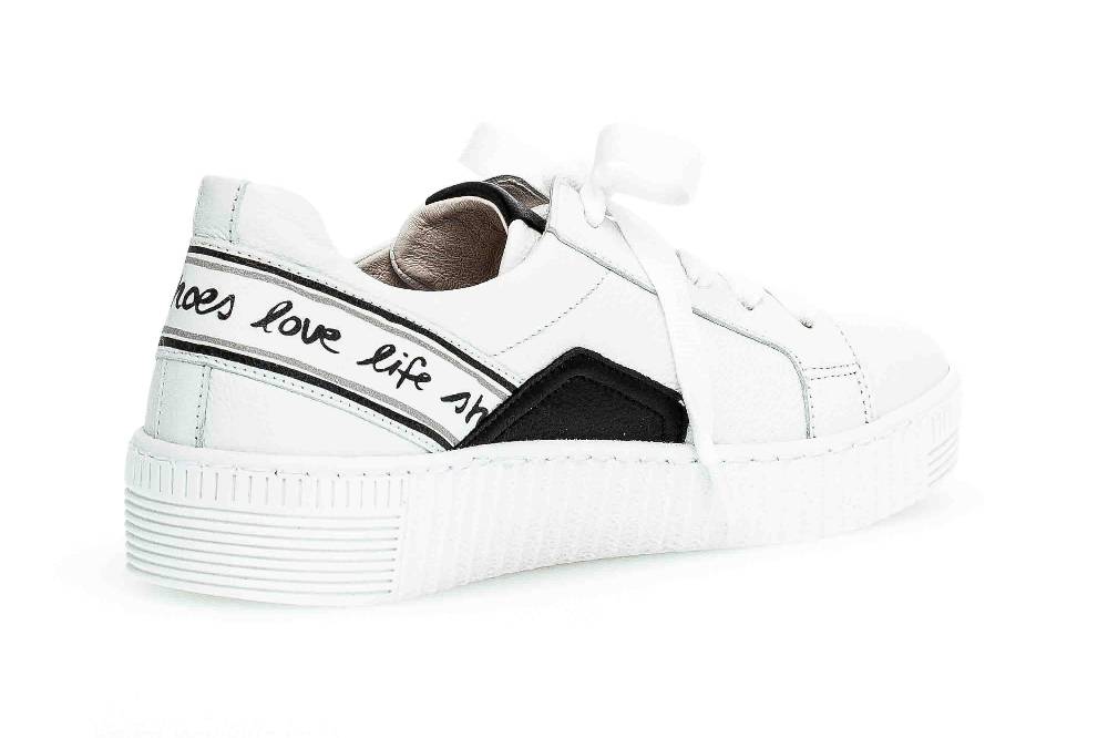 Gabor Jollys Sneaker In Übergrößen Weiß 43.331.21 Große Damenschuhe