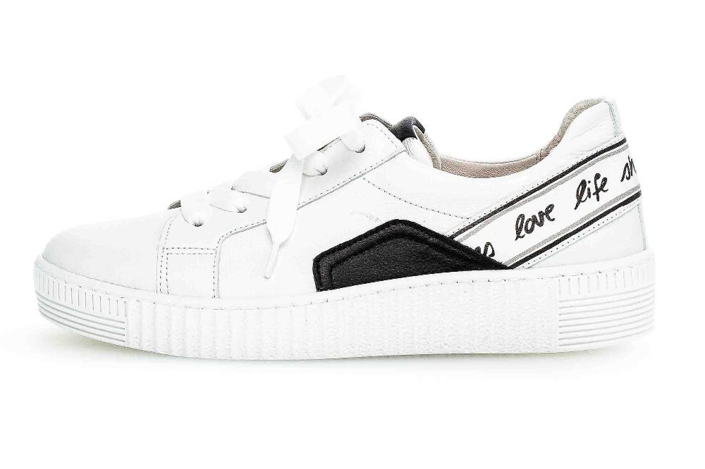 Gabor Jollys Sneaker in Übergrößen Weiß 43.331.21 große Damenschuhe