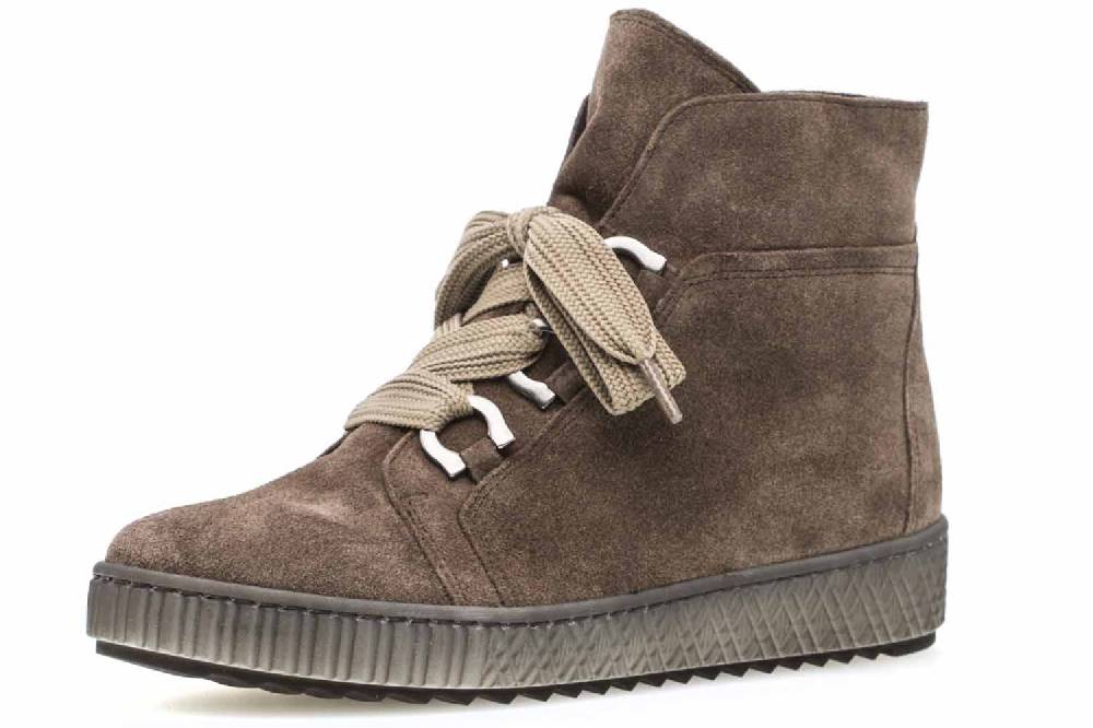 Gabor Jollys Stiefeletten in Übergrößen Braun 93.760.13 große Damenschuhe