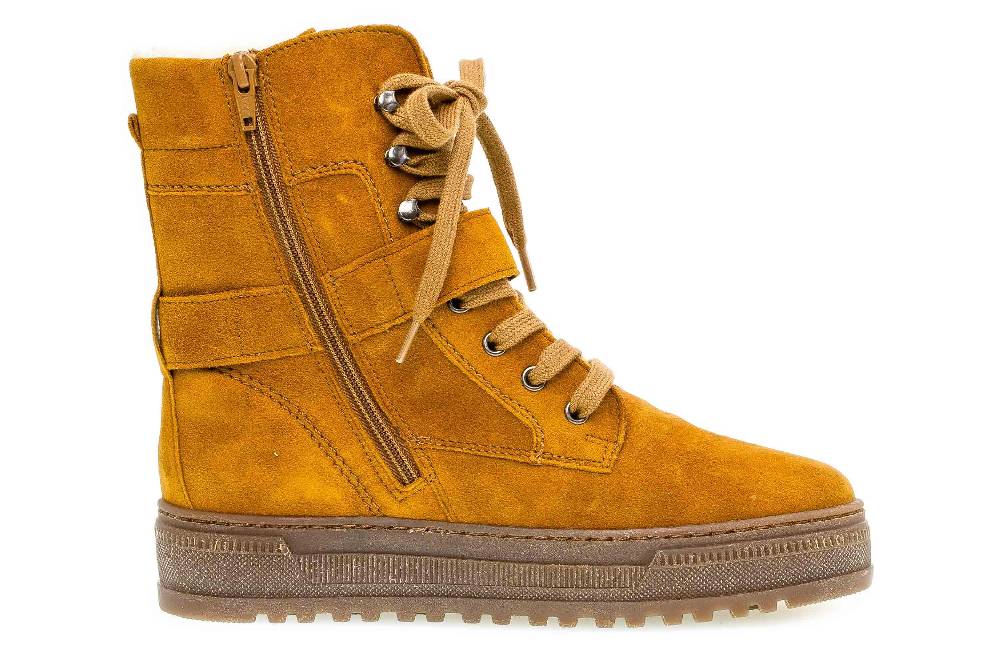 Gabor Jollys Stiefeletten In Übergrößen Gelb 33.715.73 Große Damenschuhe