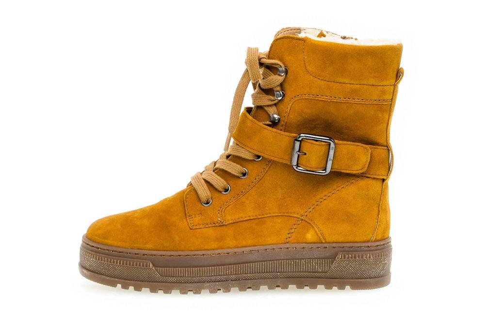 Gabor Jollys Stiefeletten in Übergrößen Gelb 33.715.73 große Damenschuhe