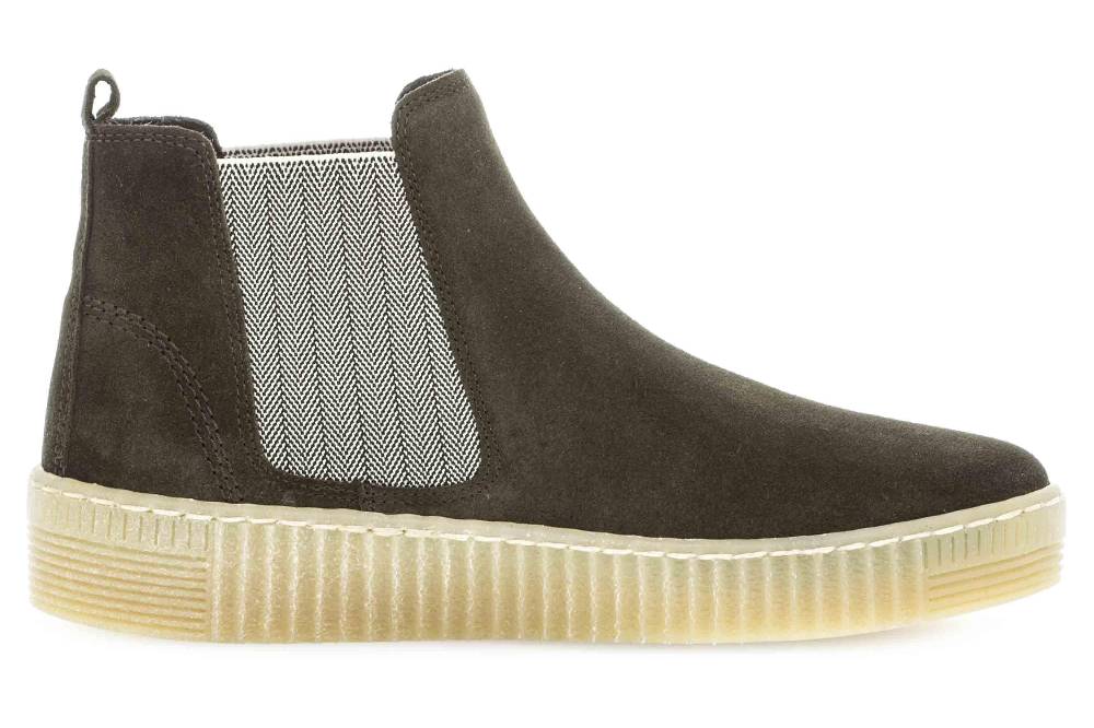 Gabor Jollys Stiefeletten In Übergrößen Grün 33.731.11 Große Damenschuhe