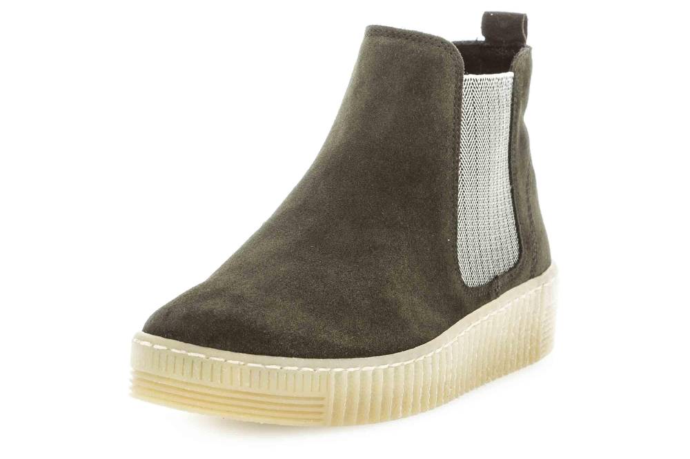 Gabor Jollys Stiefeletten In Übergrößen Grün 33.731.11 Große Damenschuhe