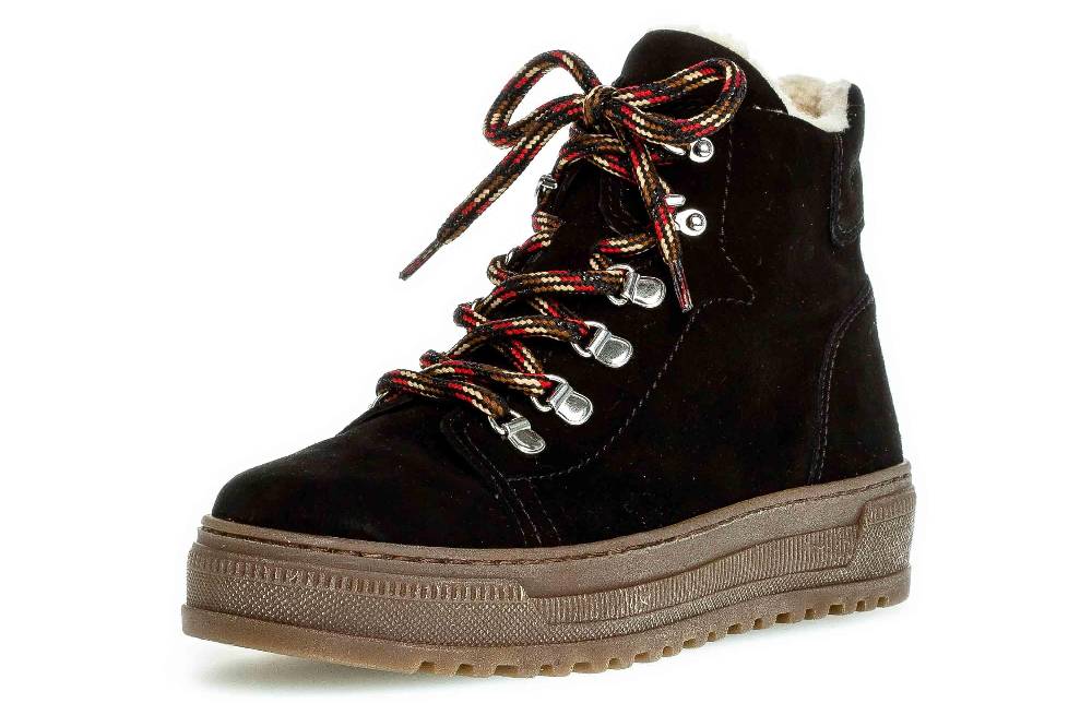 Gabor Jollys Stiefeletten In Übergrößen Schwarz 33.711.77 Große Damenschuhe