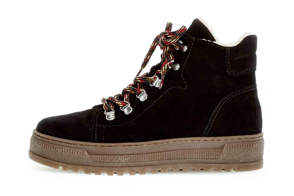 Gabor Jollys Stiefeletten in Übergrößen Schwarz 33.711.77 große Damenschuhe