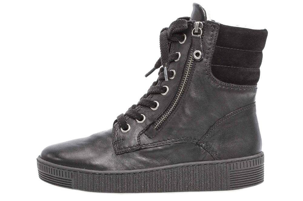 Gabor Jollys Stiefeletten in Übergrößen Schwarz 93.733.77 große Damenschuhe