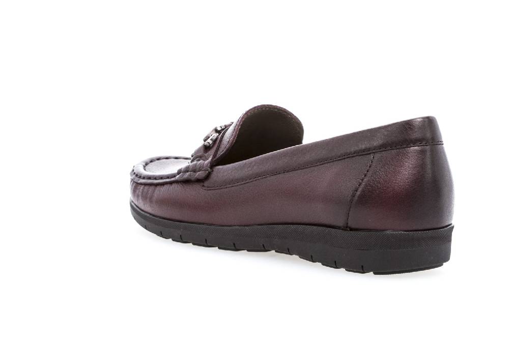 Gabor Mokassin In Übergrößen Rot 74.242.25 Große Damenschuhe