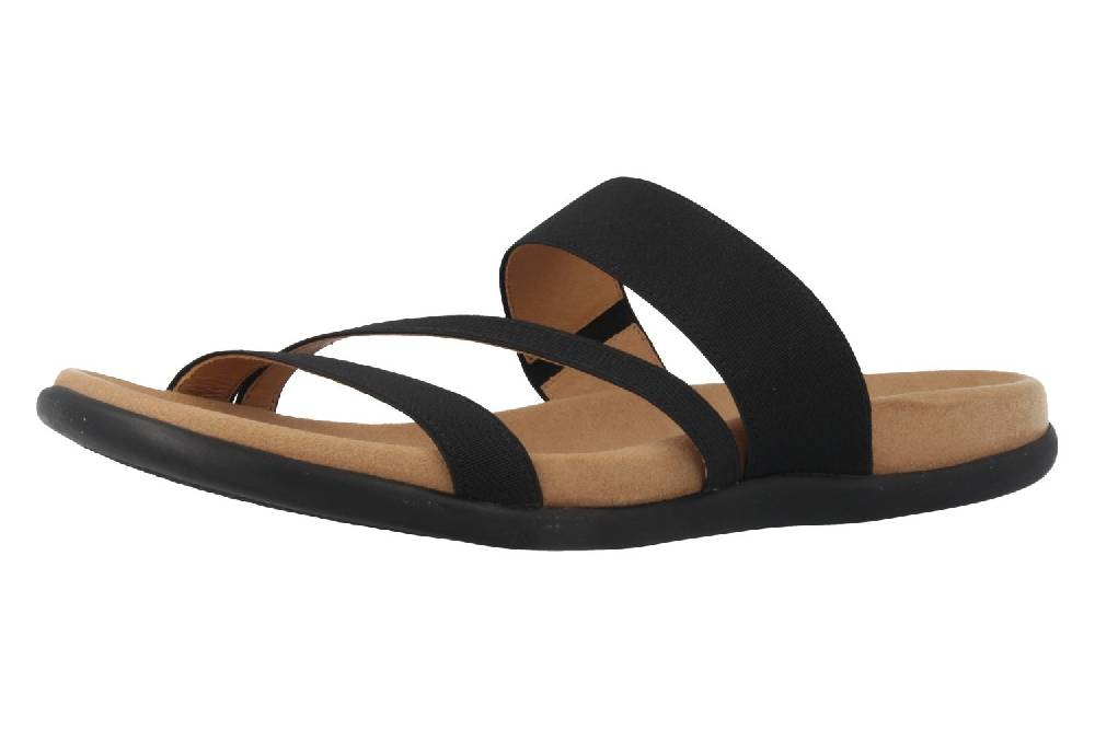 Gabor Pantolette in Übergrößen Schwarz 03.702.87 große Damenschuhe