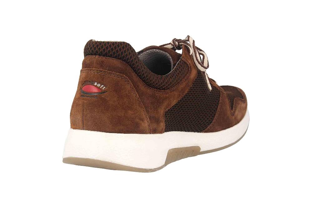 Gabor Rollingsoft Sneaker In Übergrößen Braun 56.946.42 Große Damenschuhe