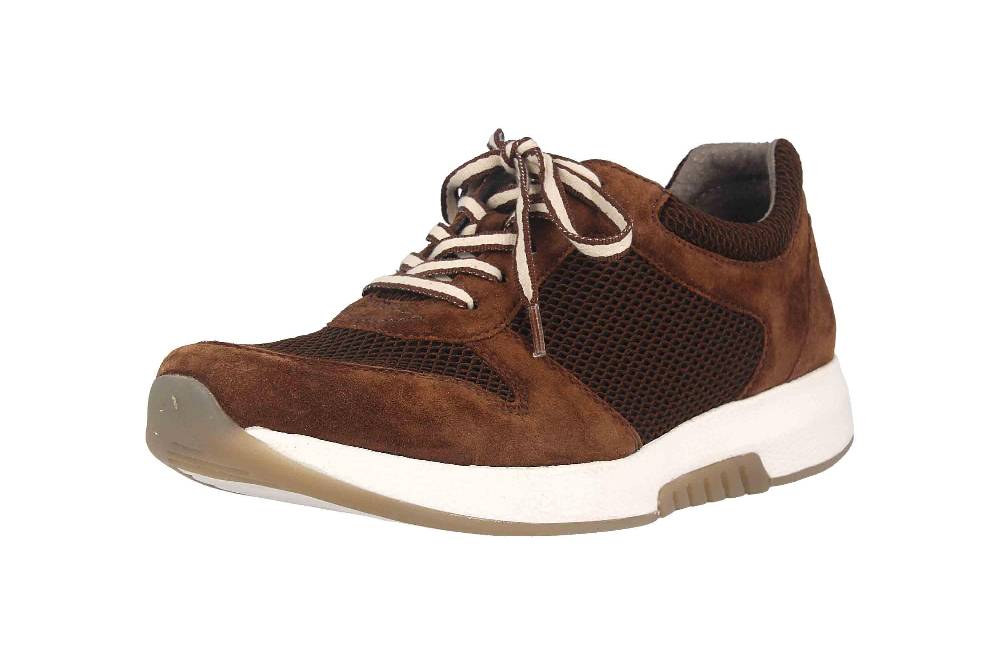 Gabor Rollingsoft Sneaker In Übergrößen Braun 56.946.42 Große Damenschuhe