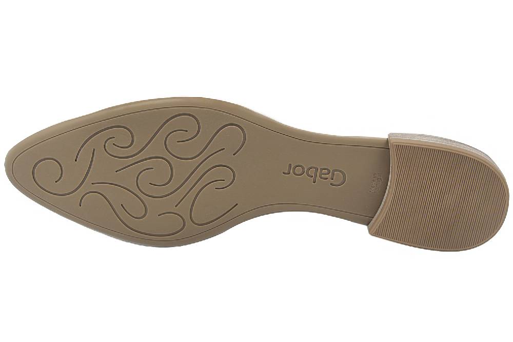 Gabor Slipper In Übergrößen Beige 65.120.64 Große Damenschuhe