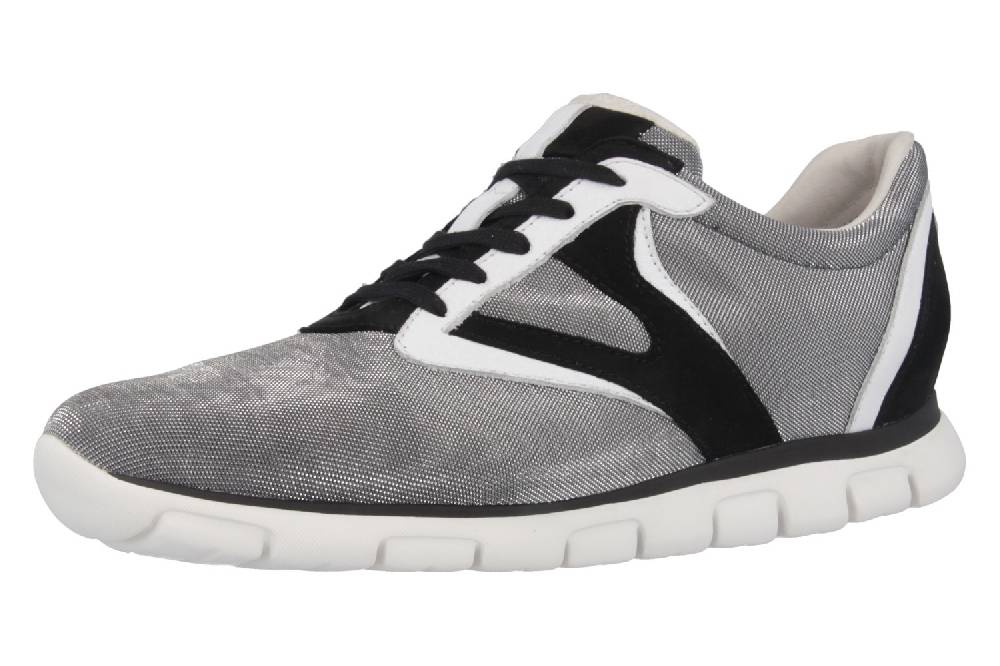 Gabor Sneaker in Übergrößen Grau 44.371.49 große Damenschuhe