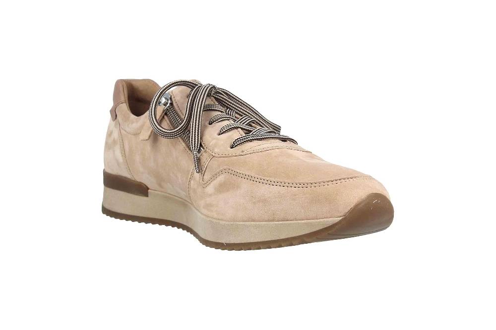 Gabor Sport Sneaker In Übergrößen Beige 53.422.12 Große Damenschuhe