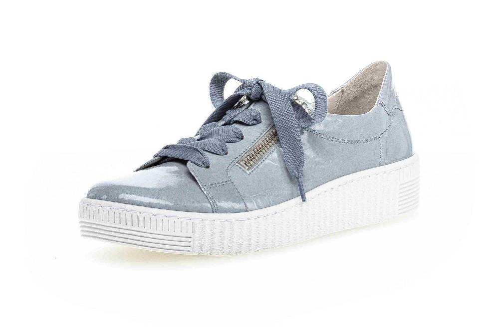 Gabor Sport Sneaker In Übergrößen Blau 63.334.96 Große Damenschuhe