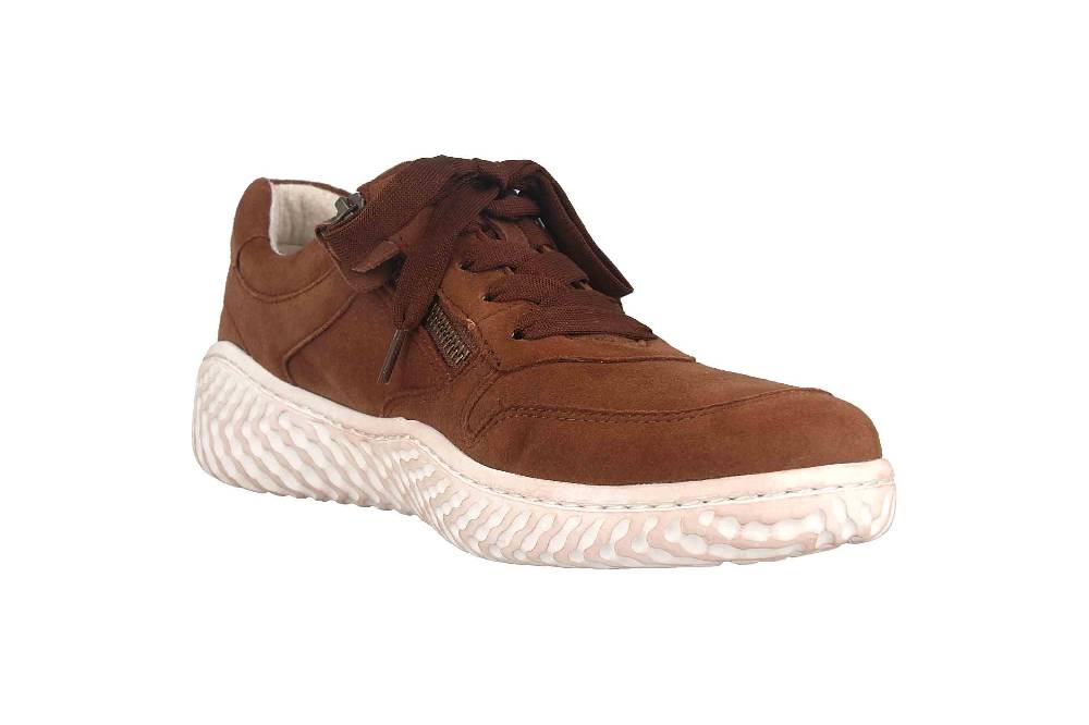 Gabor Sport Sneaker In Übergrößen Braun 53.381.18 Große Damenschuhe