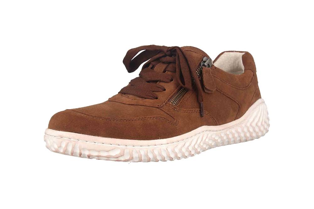 Gabor Sport Sneaker In Übergrößen Braun 53.381.18 Große Damenschuhe