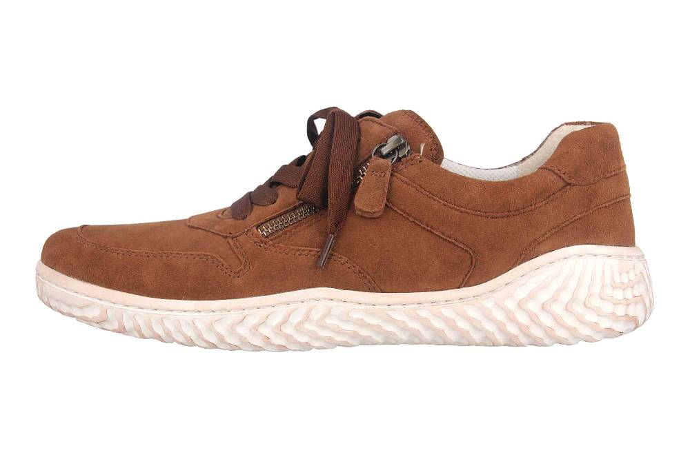 Gabor Sport Sneaker in Übergrößen Braun 53.381.18 große Damenschuhe